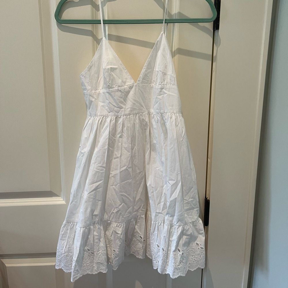White Eyelet Zara Dress